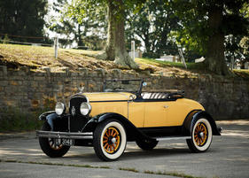 Desoto Model K Roadster Espanol (1929) - als Lot 348 an der Philadelphia-Versteigerung von Bonhams am 2. Oktober 2017