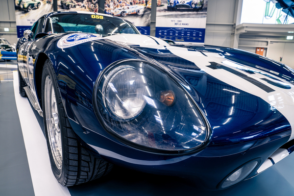 Detailansicht aus der Sonderausstellung "Einhundert Jahre 24h von Le Mans" im Technik-Museum Sinsheim