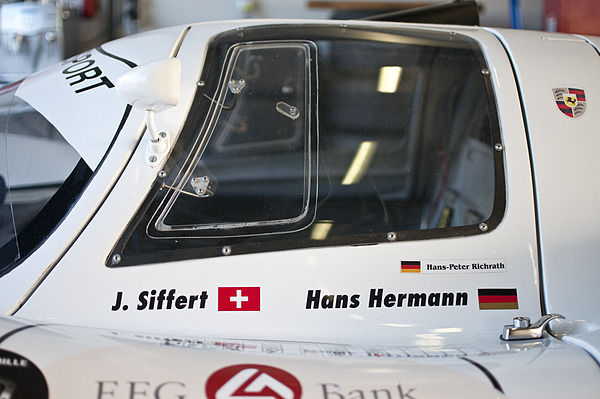 Details des Porsche 907 (1967) von Joseph Siffert und Hans Herrmann
