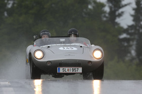 Devin Porsche Spyder (1957) - am Start in der Rennwagenklasse  - Gaisbergrennen 2013 - Berglauf auf den Gaisberg am Freitag