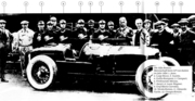 Die Alfa-Romeo-Mannschaft beim Grand Prix von Italien 1924 - Alfa Romeo  1924