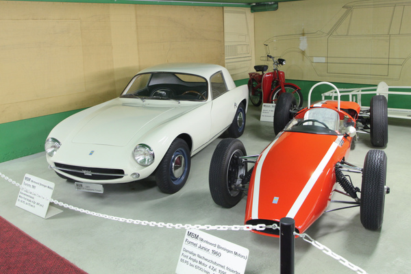 The beginnings - MBM Tourismo from 1961 and MBM Formula Junior from 1960 - Monteverdi Museum Binningen
