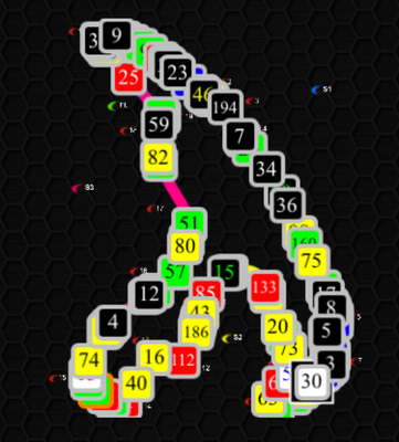 Bild Die App auf dem Smartphone von SpaSixHours lieferte in Echtzeit die Position von jedem Fahrzeug... beim 6-Stunden-Rennen mit 160 Fahrzeugen sah man dann nicht mehr wirklich viel - Spa Six Hours 2018