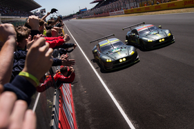 The Aston Martin V8 Vantage GTE are successful in 2017