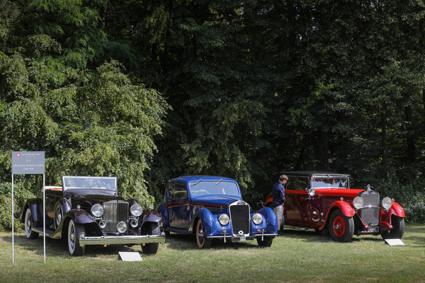 Bild: Die Autos der Vorkriegsklasse "Pre-War Elegance" - Concours d'Elégance Suisse Château Coppet 2023