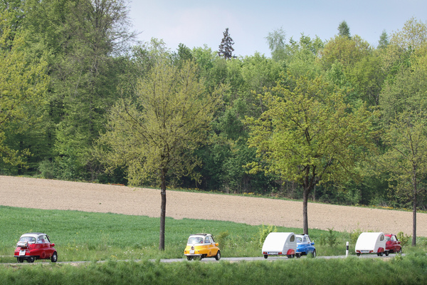 Die BMW-Isetta-Karawane - 12. Internationales Microcar Treffen Wohlen 2022
