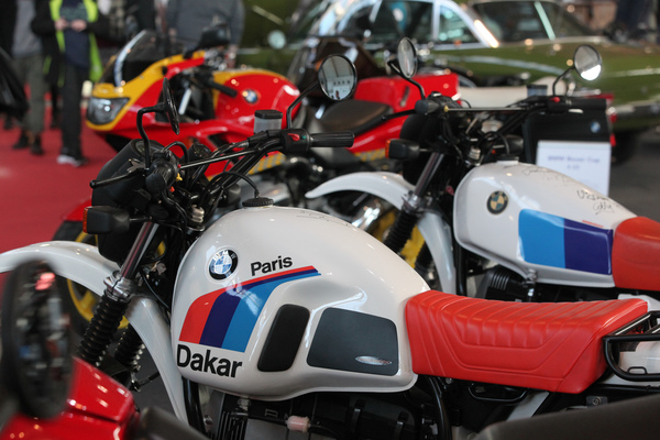 Die BMW-Motorräder in der Sonderschau konnte man auch kaufen - Retro Classics Stuttgart 2020