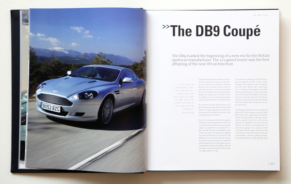 Die Basis - Aston Martin DB9 Coupé - Buch "DBR9 - The Definite History"