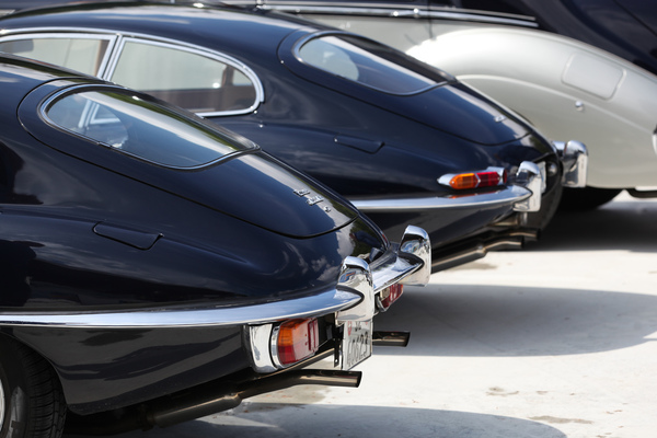 Die Evolution des E-Types von der ersten zu den nachfolgenden Serien - Dolder Classics Mai 2019