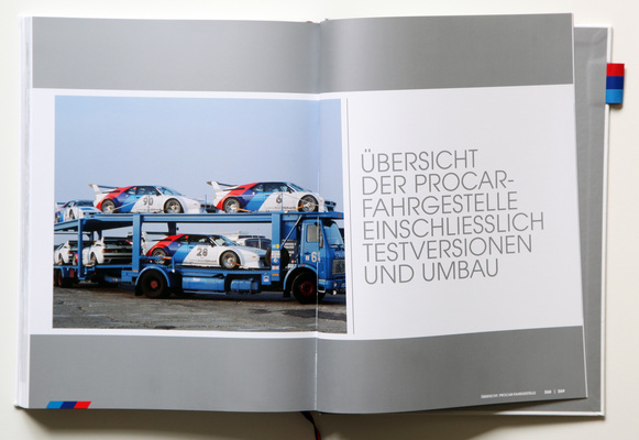 Die Fahrgestellnummern - Buch "M1 Procar"