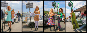 Die Grid Girls von der Nürburgring Classic 2019