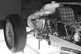 Die Hinterradaufhängung des Mercedes Benz W196 von 1954