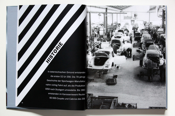 Bild Die Historie wird auf 10 Seiten wiedergegeben - Buch "Art of Porsche"