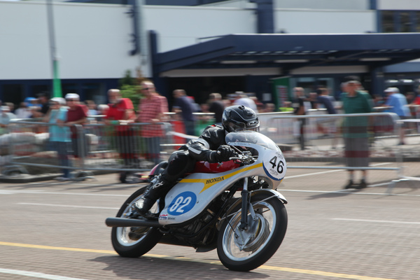 Die Honda XL Bill Bell von 1973 - 25. Oldtimer Grandprix Safenwil am 3. September 2016