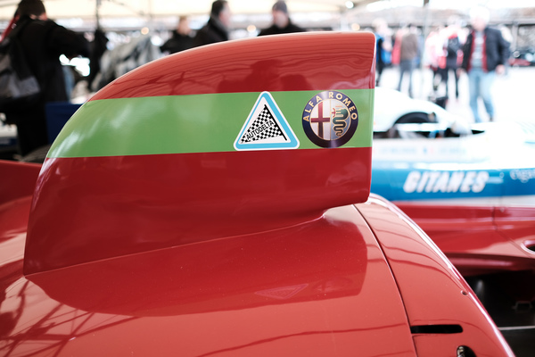 Die Hutze vom Alfa Romeo Tipo 33 TT 12 (1973) - Impressionen vom Goodwood Members' Meeting 2017