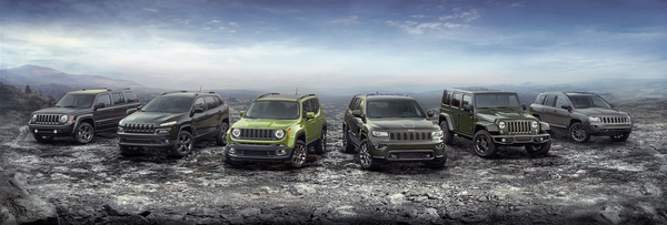 The anniversary models for Jeep's 75th birthday