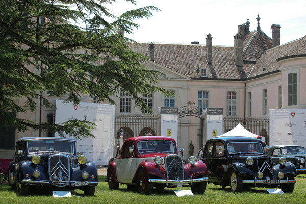 Bild: Die Klasse D-1 - 100 Jahre Citroën - die Traction-Jahre - Concours d'Elégance Suisse in Coppet 2019