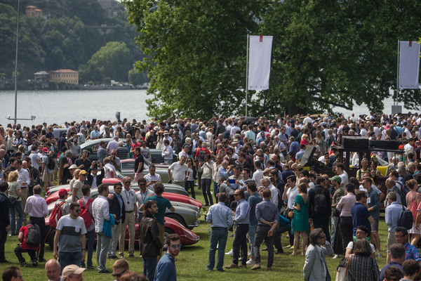 Die Klassiker werden im Park der Villa Erba fast überrannt - Concorso d'Eleganza Villa d'Este 2018
