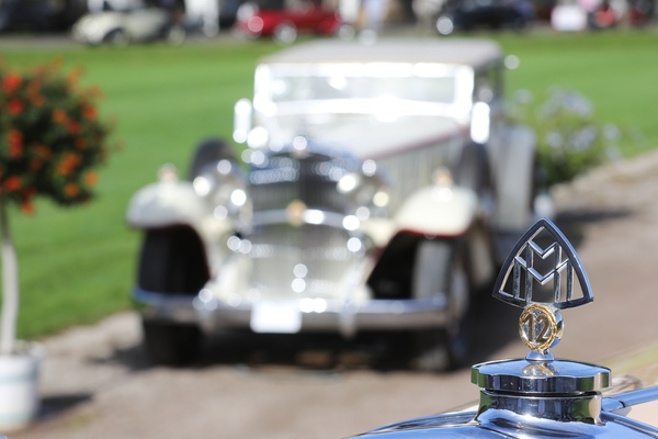 Die Kühlerfigur das 12-zylindrigen Maybachs - 19. ASC Classic-Gala Schwetzingen 2023