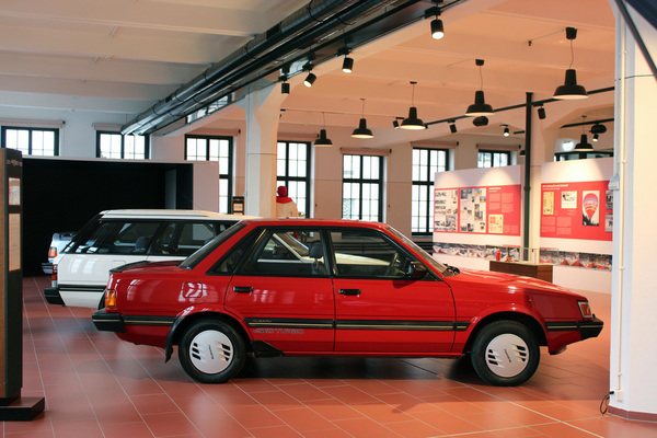 Die L-Serie gab es ab 1984 als Limousine, Kombi und Coupé - Sonderschau "40 Jahre Subaru in der Schweiz"