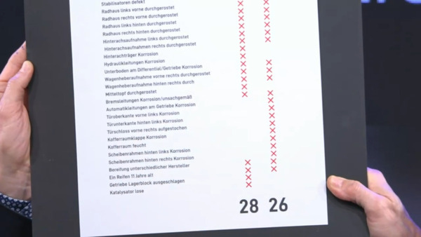 Die Mängelliste des Mercedes – Bremen Classic Motorshow 2022