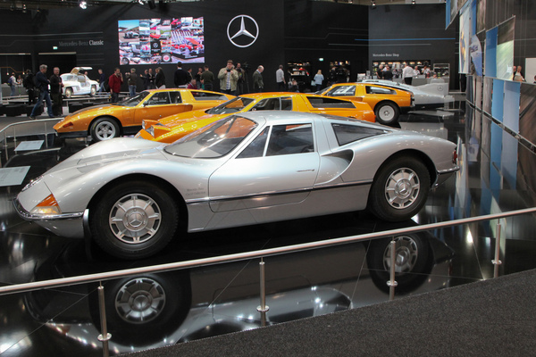 Bild: Die Mercedes-Benz C111-Sonderschau faszinierte - Techno Classica Essen 2019