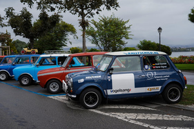 Die Minis waren an allen Ecken anzutreffen - Swiss Classic British Car Meeting Morges 2019