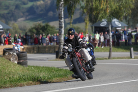 Die Motorräder bereiteten einen schönen Klangteppich - Memorial Bergrennen Opfertshofen "Rendezvous am Kleinen Klausen" 2021