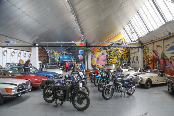 Die Motorräder machten rund einen Viertel des Angebots aus - Versteigerung Oldtimer Galerie Toffen am 23. März 2024