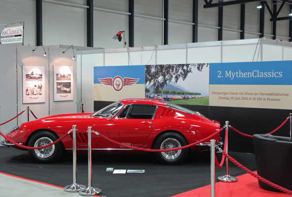 Die Mythen Classic mit herrlichem Ferrari 275 GTB - Swiss Classic World 2014