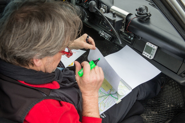 Die Navigation ist genauso anspruchsvoll wie die Fahrerei - Teichalm Winterclassic 2018