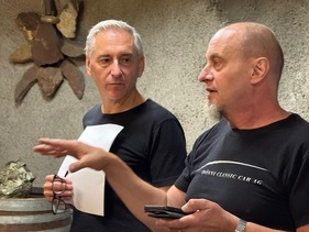 Bild Die Organisatoren Markus Höchli und Georg Dönni (l) - Alpenbrevet 2025