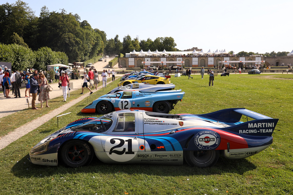 Die Porsche-917-Klasse mit drei Fahzeugen - Chantilly Arts & Elégance 2019