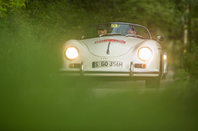 Die Porsche-Profis Patrick Dempsey, …
