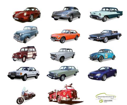 Bild Die Preise der 30. Oldtimerspendenaktion der Lebenshilfe Gießen