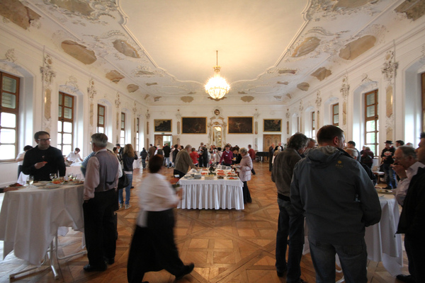 Die Räumlichkeiten des ehemaligen Klosters St. Urban boten einen mehr als feierlichen Rahmen für den Apéro - Concorso d'Eleganza Italiauto in St. Urban 2015