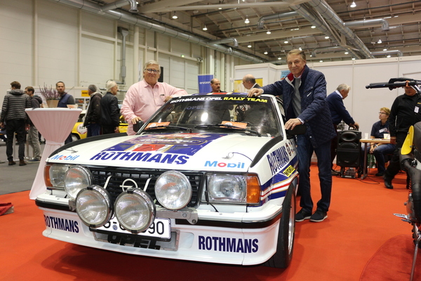 Bild Die Rallye-Europameister von 1979, Jochi Kleint und Gunter Wanger, sind mit dem Opel Ascona 400 jedes Jahr bei der Stormarn Rallye dabei - Hamburg Motor Classics 2018