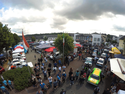 Die Rallye-Meile am Eifel Rallye Festival