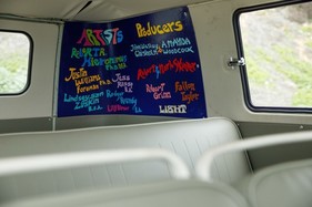 Die Replika vom "magic bus" der frisch restaurierte "light bus"