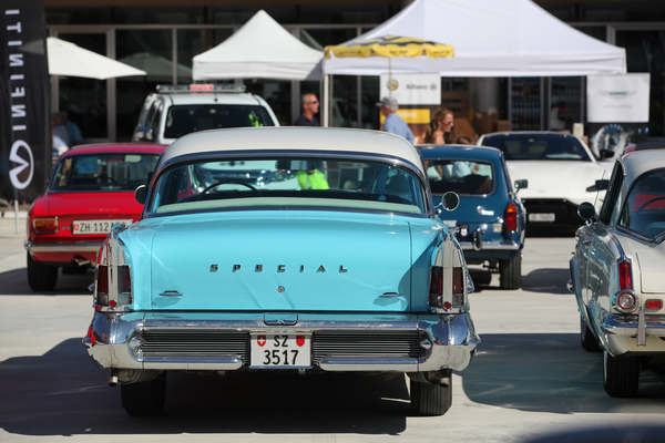 Die Rückansicht des gewaltigen Amerikaners - Dolder Classics August 2018