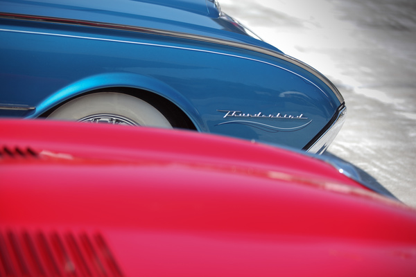 Die Rundungen eines Ford Thunderbird der dritten Generation - Dolder Classics September 2016