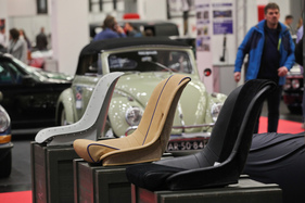 The seats from Reutter/Recaro - Retro Classics Bavaria 2017 in Nuremberg