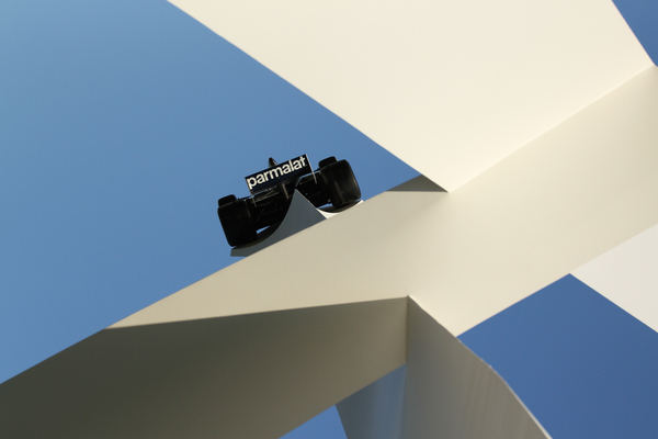 Die Skultur war 2016 BMW gewidmet - Goodwood Festival of Speed 2016