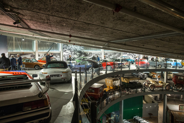 Die Sonderschau findet wie üblich im obersten Stock statt - BMW-Sonderausstellung im Pantheon 2018