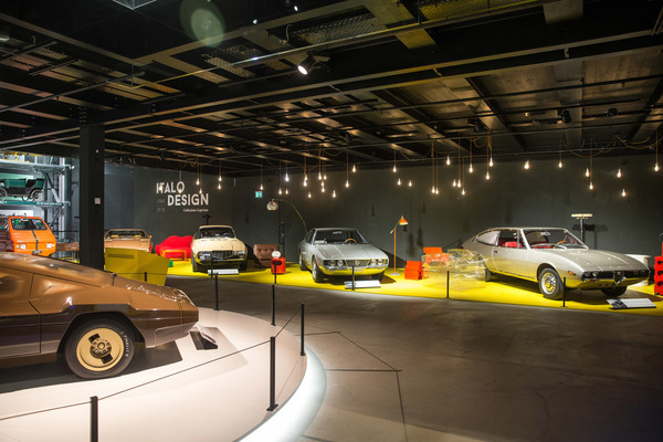 Bild Die Sonderschau ist bereit für die Zuschauer - Sonderschau "Italo-Design 1968-1978 - Collezione Lopresto" im Verkehrshaus Luzern 2018