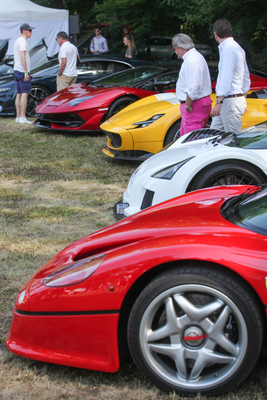 Die Supercars zogen viel Interesse auf sich - Concours d'Elégance Suisse Coppet 2022