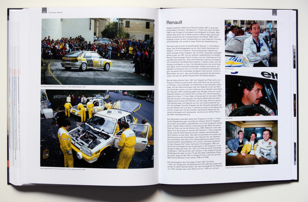 Bild Die Teams, z.B. Renault - Buch "Gruppe A - Rallye-Wölfe im Schafspelz - 1987-1996"