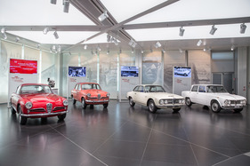 Die Träume der Fünfziger- und Sechzigerjahre - im Museo Storico Alfa Romeo Arese Die Träume der Fünfziger- und Sechzigerjahre - im Museo Storico Alfa Romeo Arese