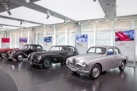 Die Übergang in die Nachkriegsepoche - vom Sechs- zum Vierzylinder - im Museo Storico Alfa Romeo Arese Die Übergang in die Nachkriegsepoche - vom Sechs- zum Vierzylinder - im Museo Storico Alfa Romeo Arese