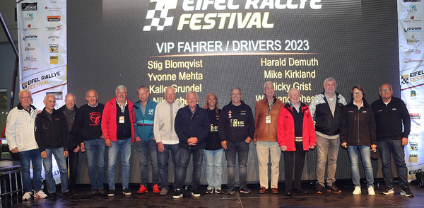 Die VIP-Fahrer und -Gäste - ADAC Eifel Rallye Festival 2023